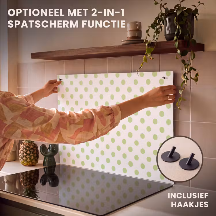Inductie beschermer - Dots - Klassiek - Groen — 10