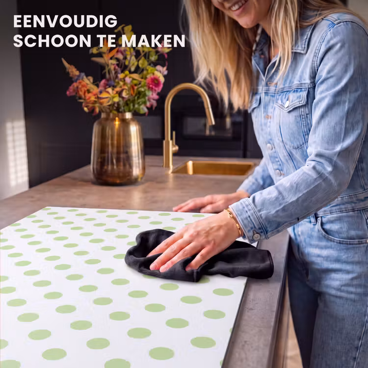 Inductie beschermer - Dots - Klassiek - Groen — 6