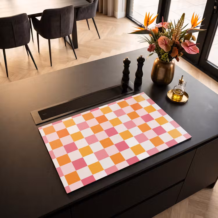 Inductie beschermer - Patroon - Roze — 5