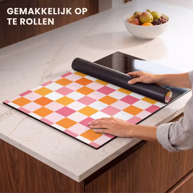 Inductie beschermer - Patroon - Roze — 7