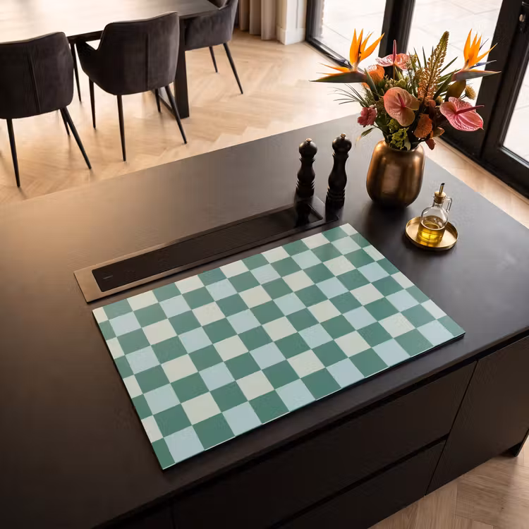 Inductie beschermer - Schaak - Klassiek - Groen — 5