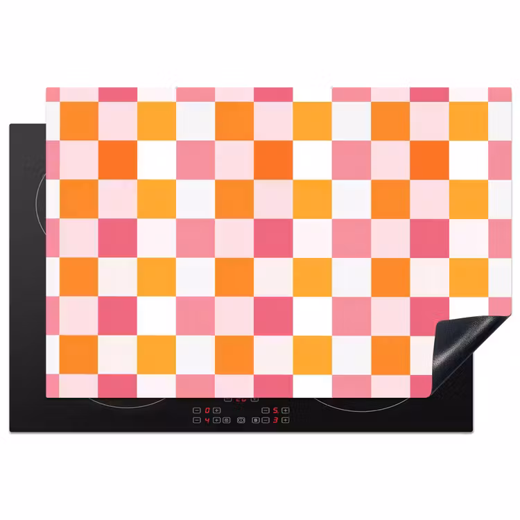 Inductie beschermer - Patroon - Roze — 1
