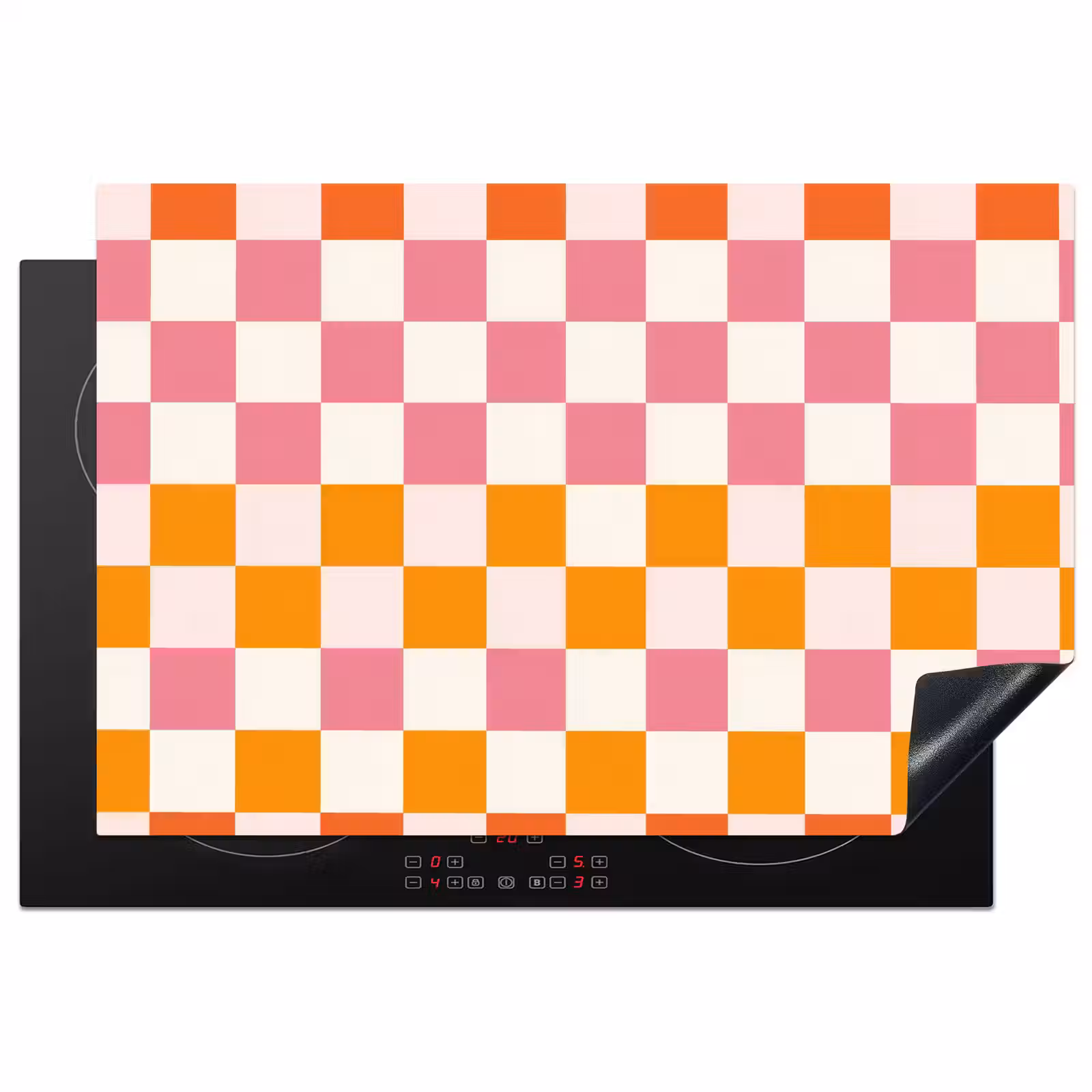 Inductie beschermer - Patroon - Oranje — 1