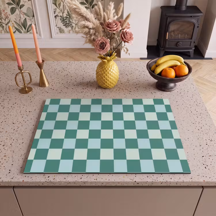 Inductie beschermer - Schaak - Klassiek - Groen — 2