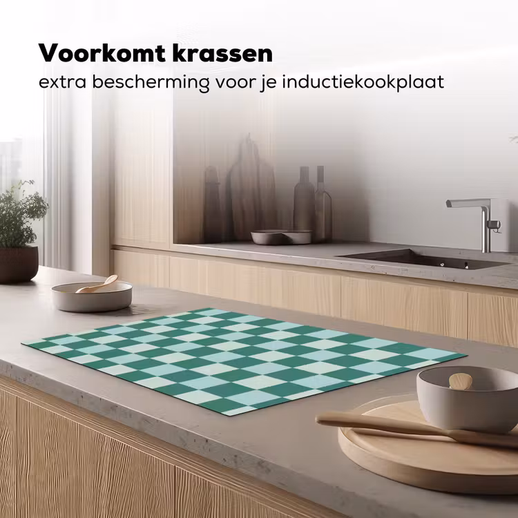 Inductie beschermer - Schaak - Klassiek - Groen — 3