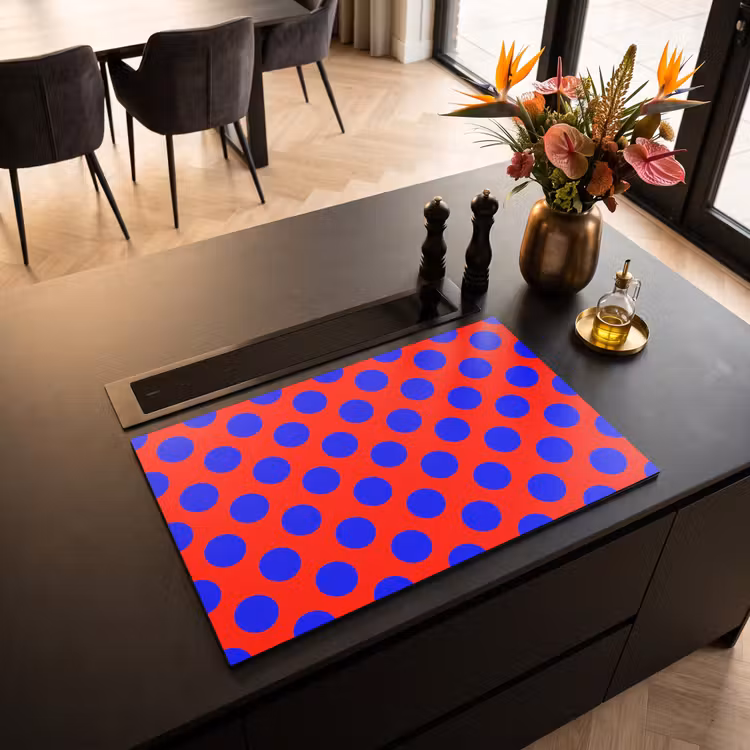 Inductie beschermer - Dots - Klassiek - Rood — 5