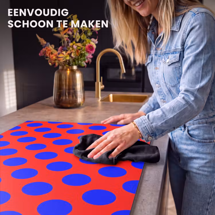 Inductie beschermer - Dots - Klassiek - Rood — 6