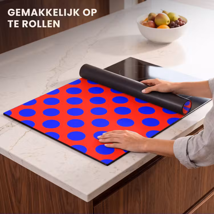 Inductie beschermer - Dots - Klassiek - Rood — 7