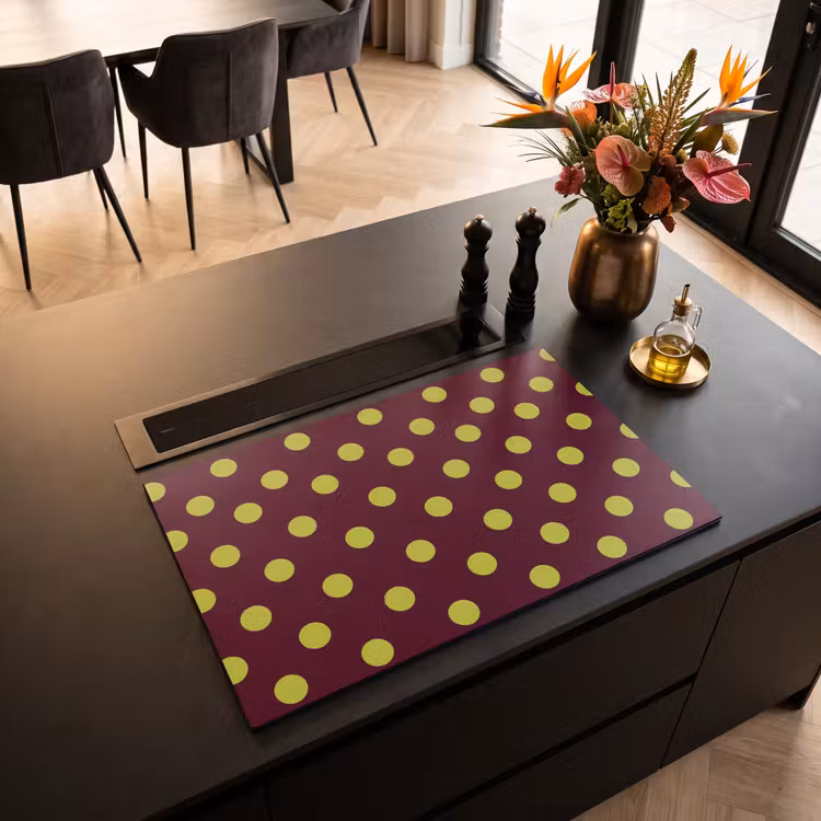 Inductie beschermer - Klassiek - Stippen - Groen — 5