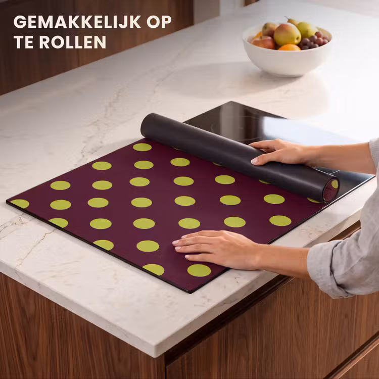 Inductie beschermer - Klassiek - Stippen - Groen — 7