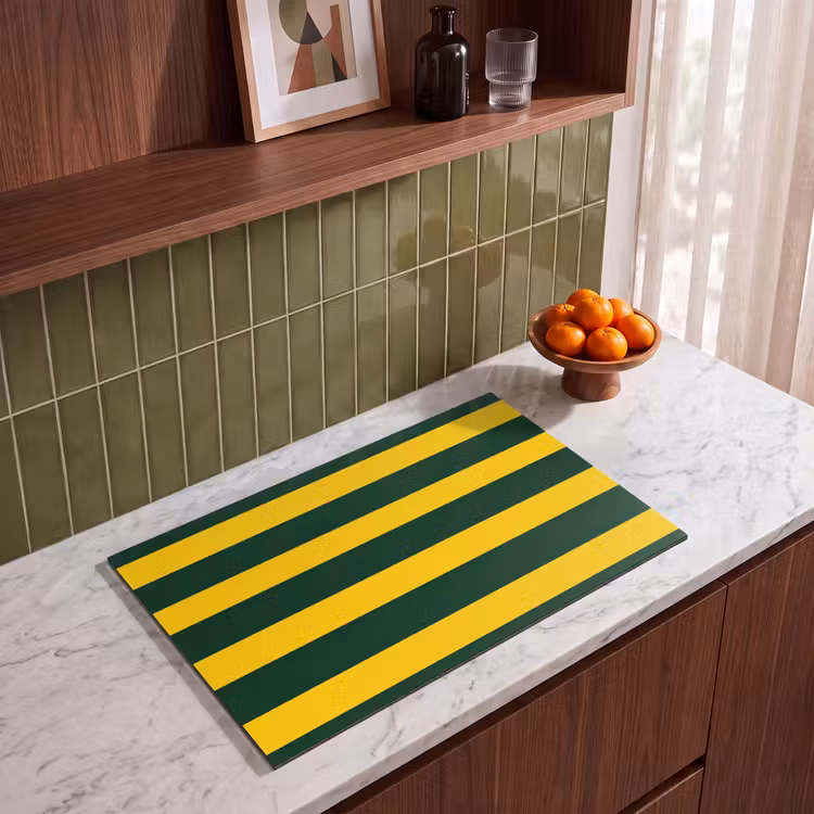 Inductie beschermer - Klassiek - Strepen - Groen — 8