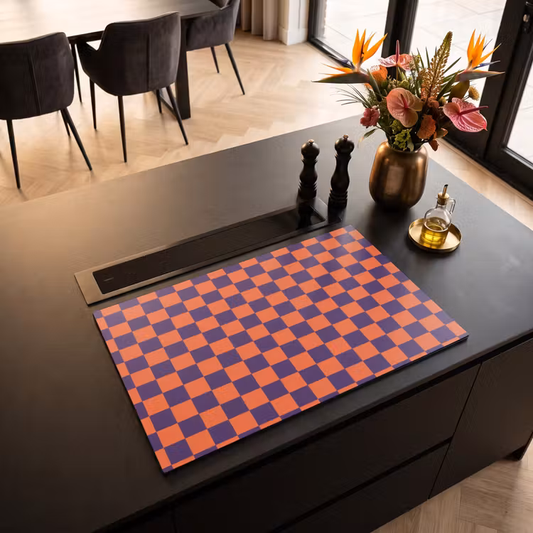 Inductie beschermer - Patroon - Klassiek - Paars — 5