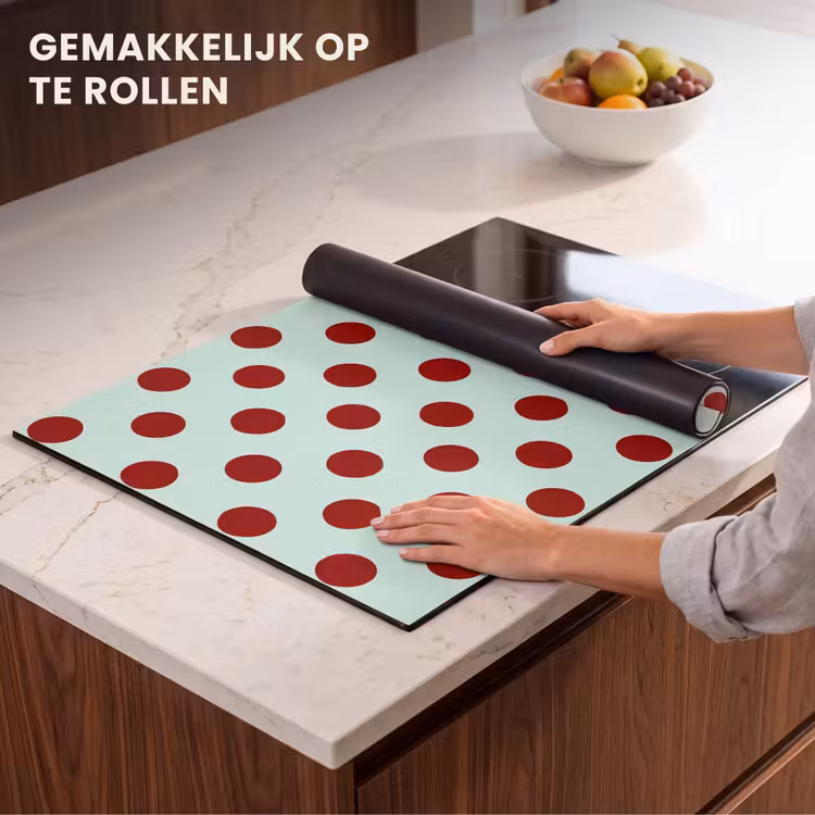 Inductie beschermer - Polka - Dots - Rood — 7