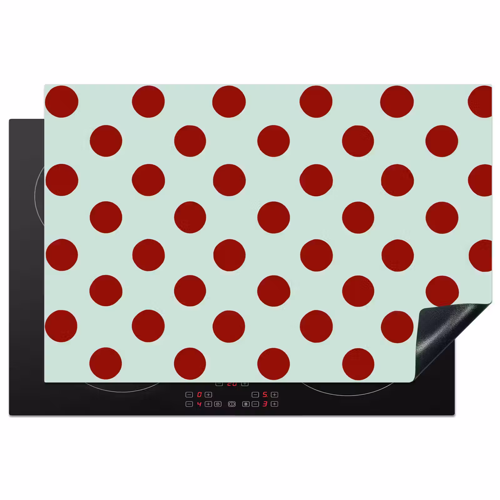 Inductie beschermer - Polka - Dots - Rood — 1