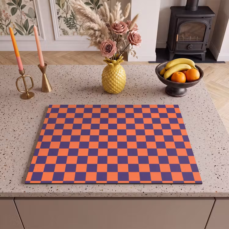 Inductie beschermer - Patroon - Klassiek - Paars — 2
