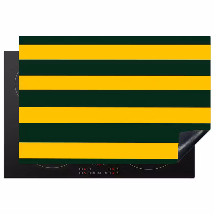 Inductie beschermer - Klassiek - Strepen - Groen — 1