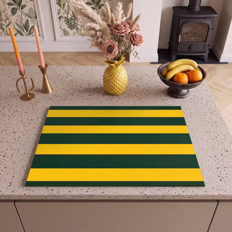 Inductie beschermer - Klassiek - Strepen - Groen — 2