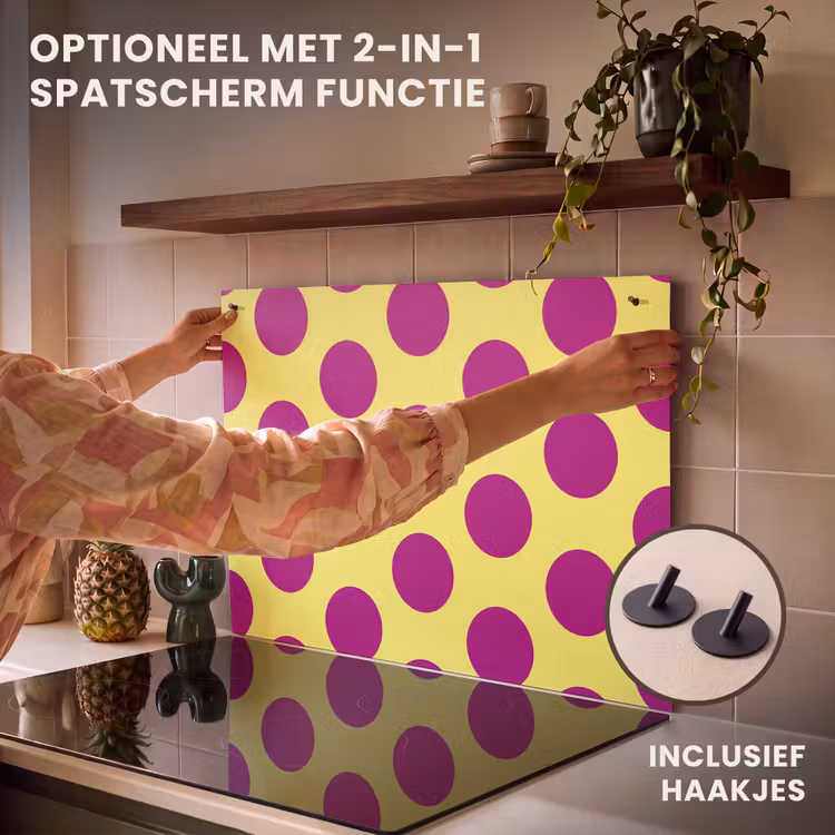 Inductie beschermer - Dots - Klassiek - Geel — 10
