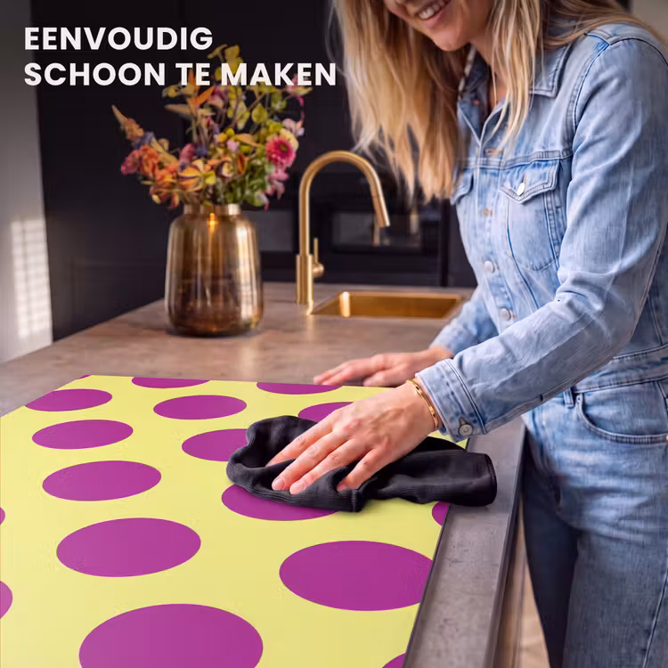 Inductie beschermer - Dots - Klassiek - Geel — 6