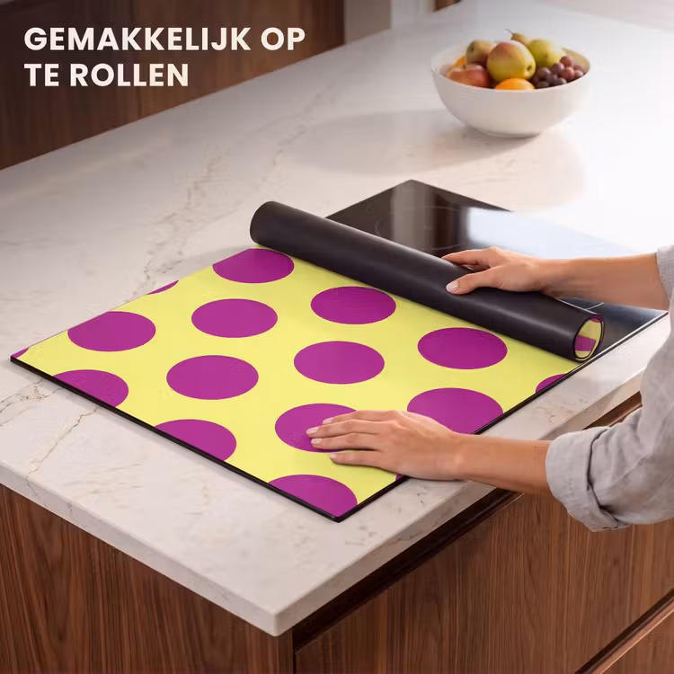 Inductie beschermer - Dots - Klassiek - Geel — 7