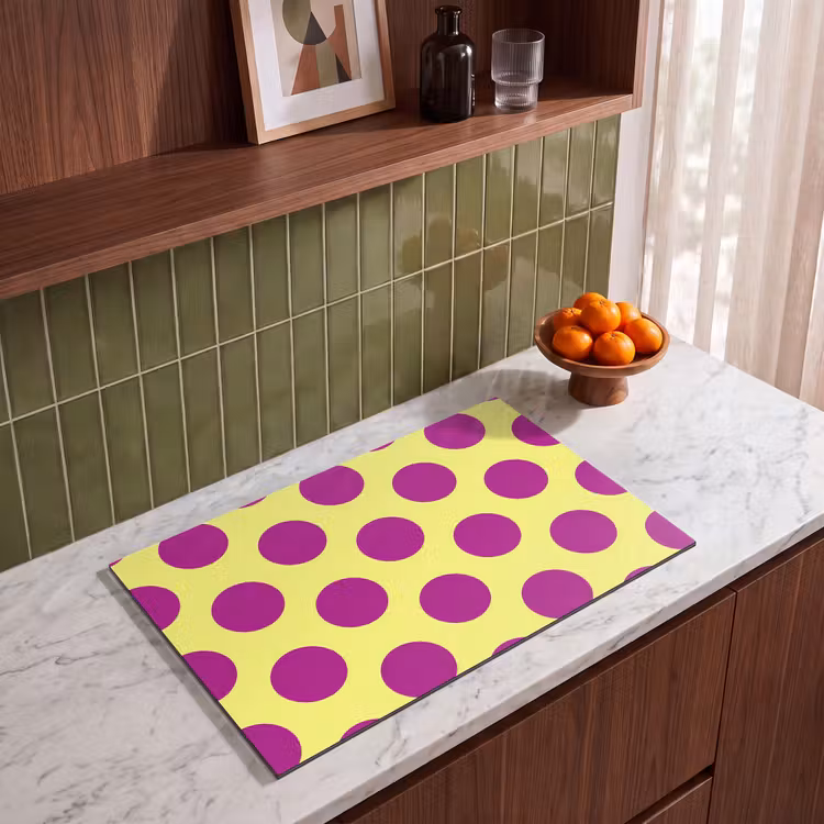 Inductie beschermer - Dots - Klassiek - Geel — 8
