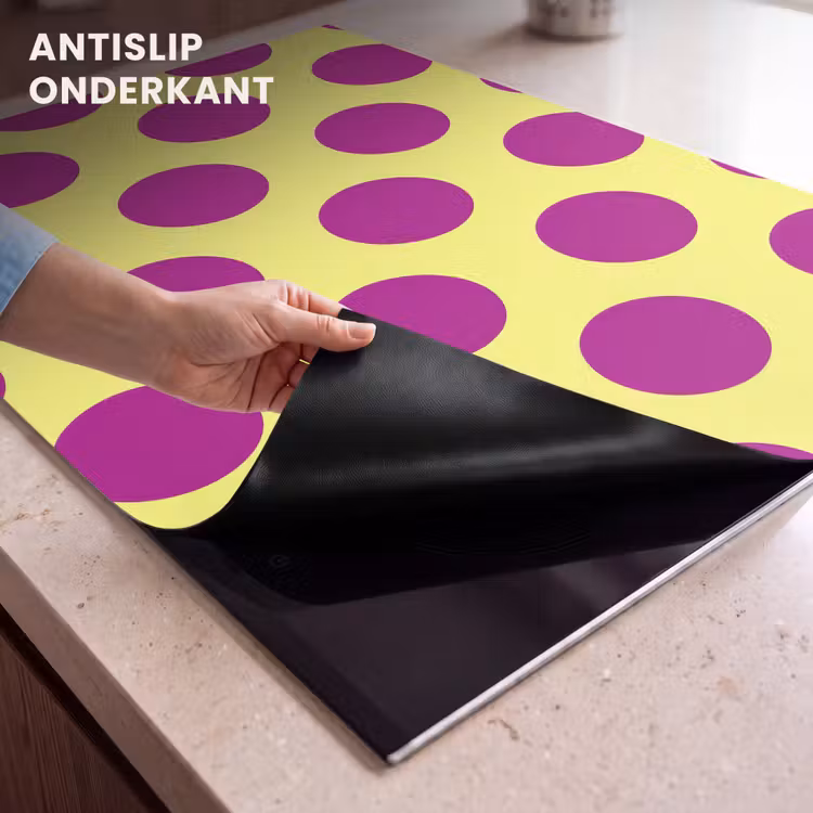 Inductie beschermer - Dots - Klassiek - Geel — 9