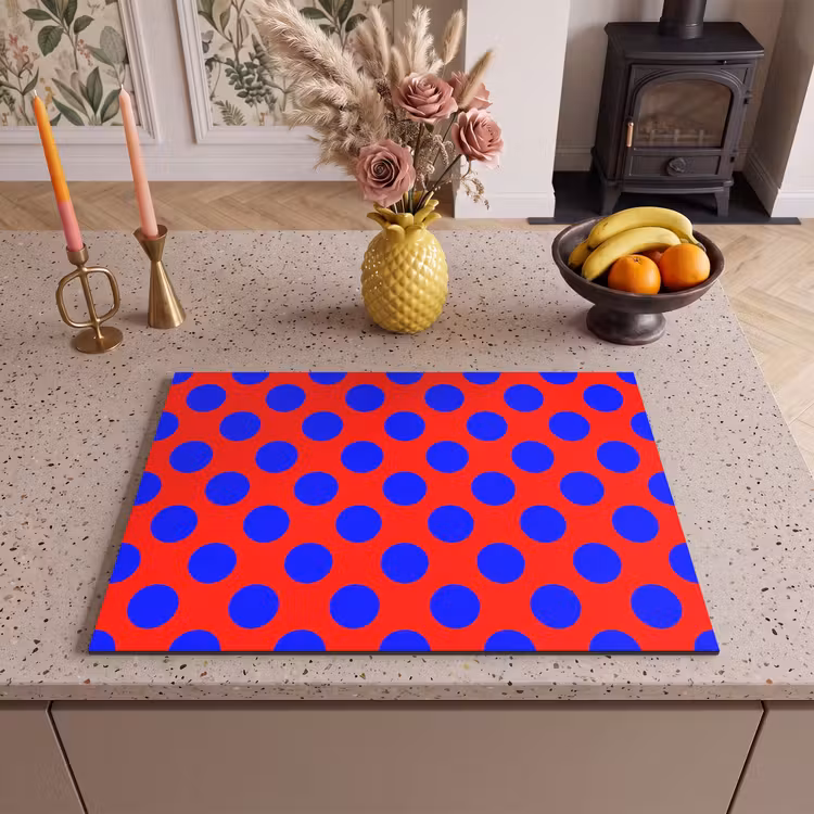 Inductie beschermer - Dots - Klassiek - Rood — 2