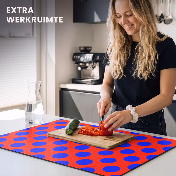 Inductie beschermer - Dots - Klassiek - Rood — 4