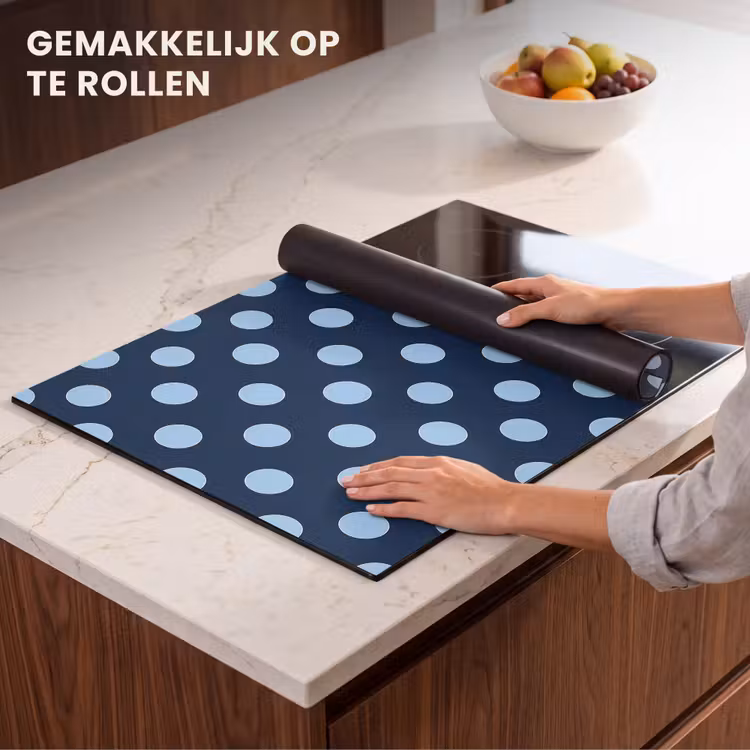 Inductie beschermer - Klassiek - Dots - Blauw — 7