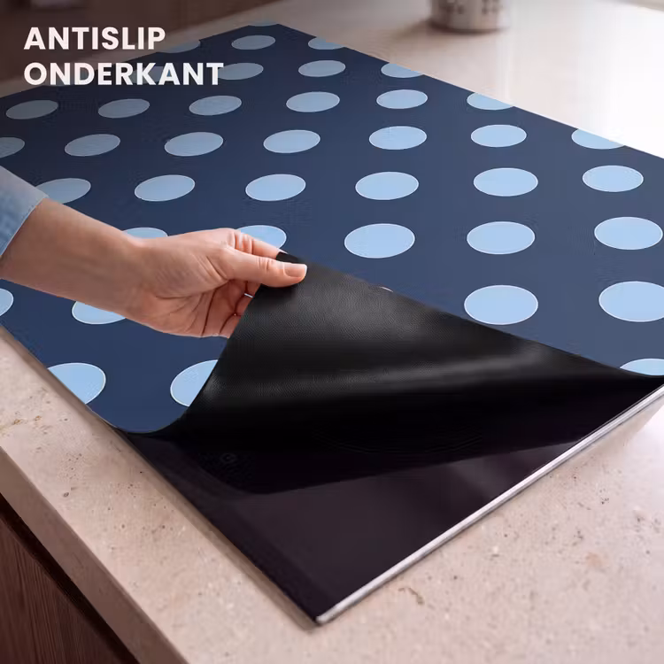 Inductie beschermer - Klassiek - Dots - Blauw — 9