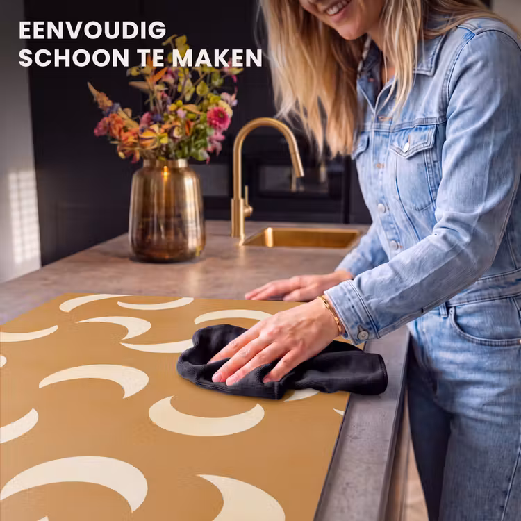 Inductie beschermer - Manen - Patroon - Oker — 6