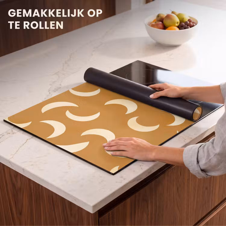 Inductie beschermer - Manen - Patroon - Oker — 7