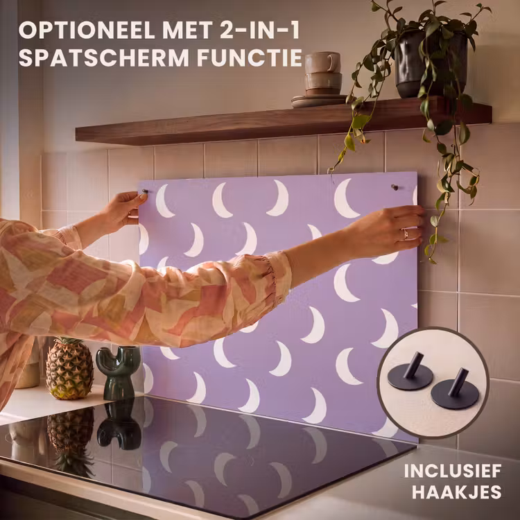 Inductie beschermer - Manen - Patroon - Paars — 10