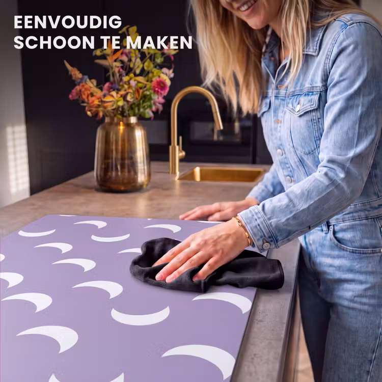 Inductie beschermer - Manen - Patroon - Paars — 6