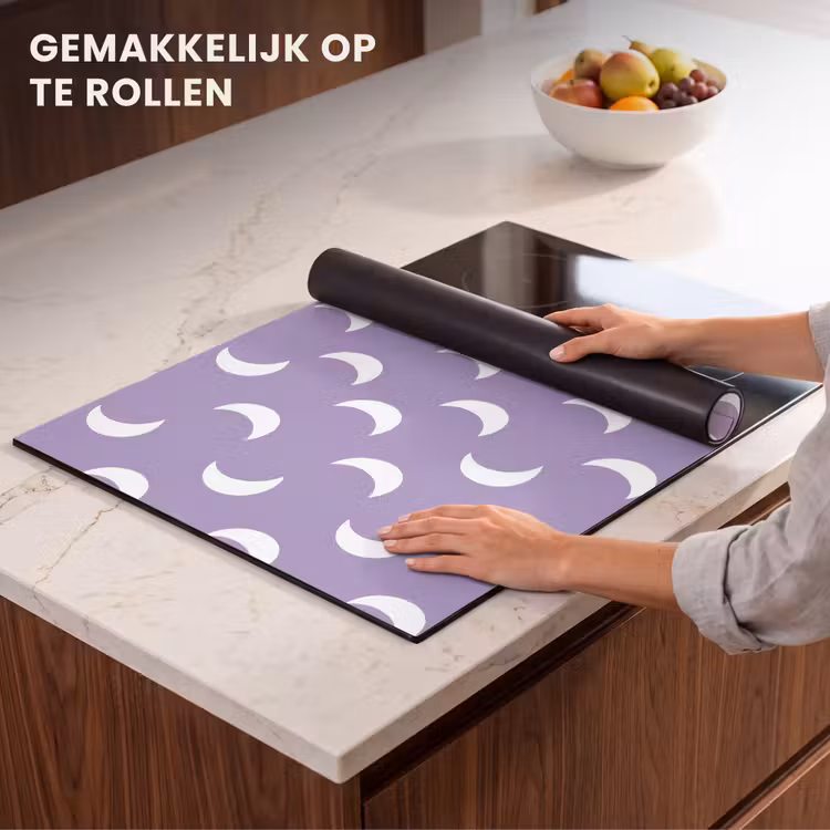 Inductie beschermer - Manen - Patroon - Paars — 7