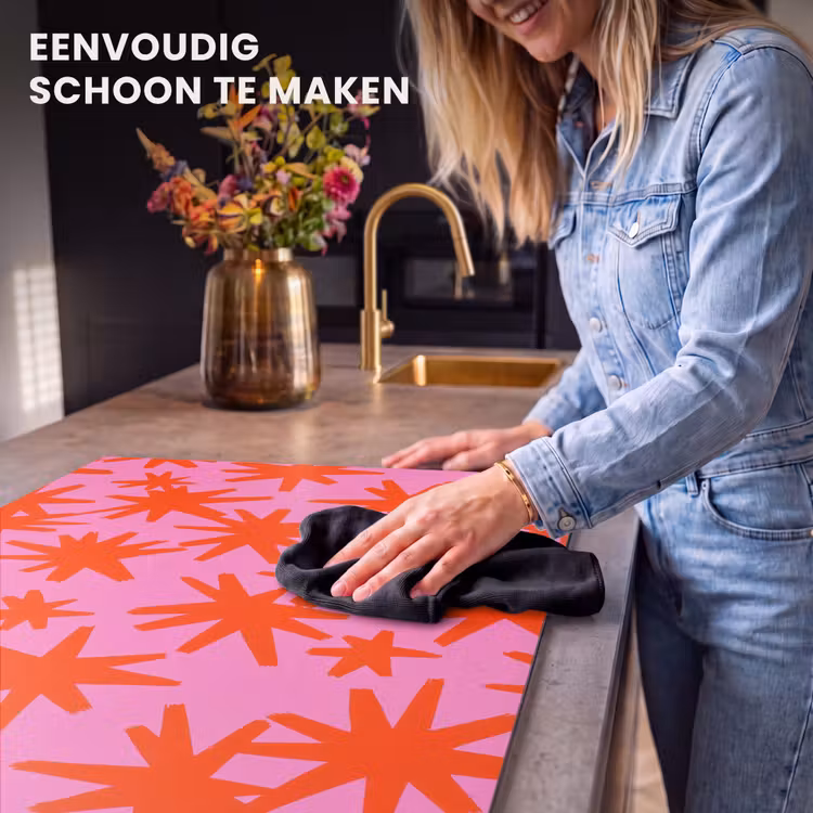 Inductie beschermer - Modern - Sterren - Roze — 6