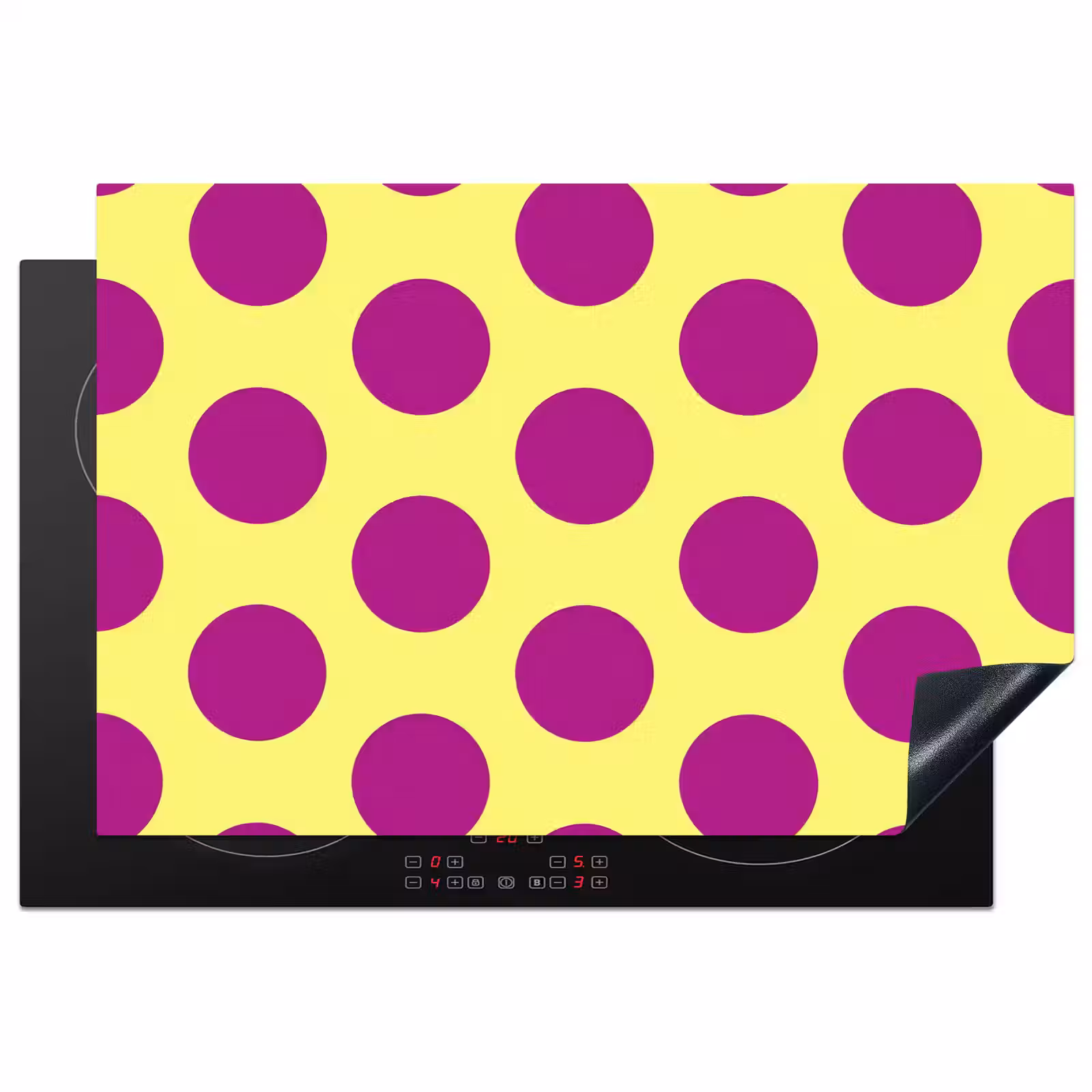 Inductie beschermer - Dots - Klassiek - Geel — 1