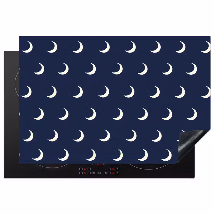 Inductie beschermer - Patroon - Manen - Blauw — 1