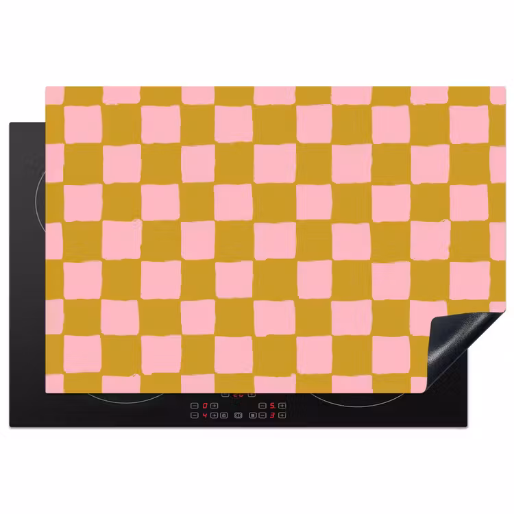 Inductie beschermer - Patroon - Roze — 1