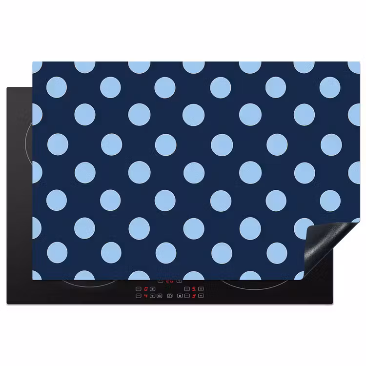 Inductie beschermer - Klassiek - Dots - Blauw — 1