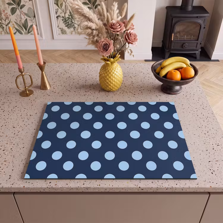 Inductie beschermer - Klassiek - Dots - Blauw — 2