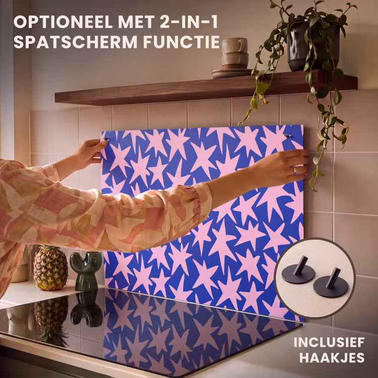 Inductie beschermer - Modern - Sterren - Blauw — 10