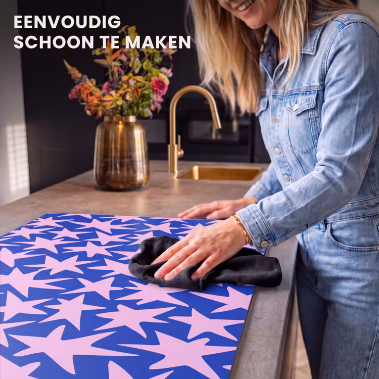 Inductie beschermer - Modern - Sterren - Blauw — 6