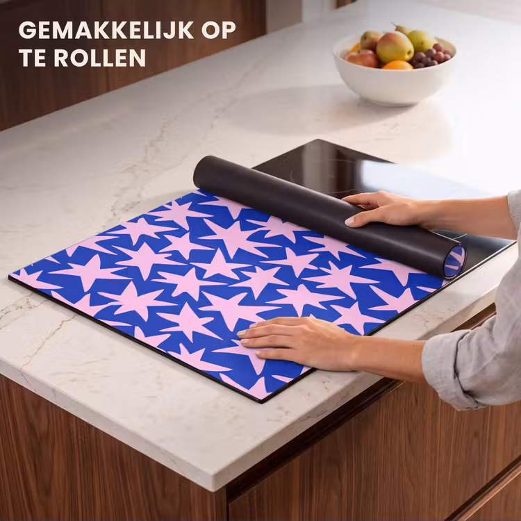 Inductie beschermer - Modern - Sterren - Blauw — 7