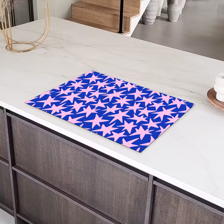 Inductie beschermer - Modern - Sterren - Blauw — 8