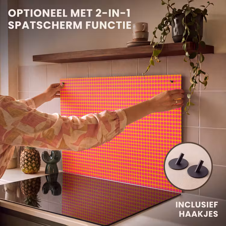 Inductie beschermer - Modern - Stippen - Oranje — 10