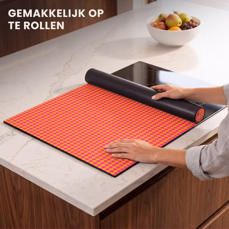 Inductie beschermer - Modern - Stippen - Oranje — 7