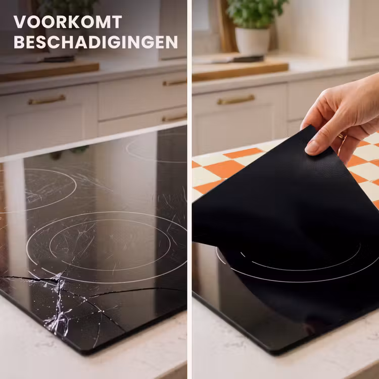 Inductie beschermer - Schaak - Patroon - Oranje — 3