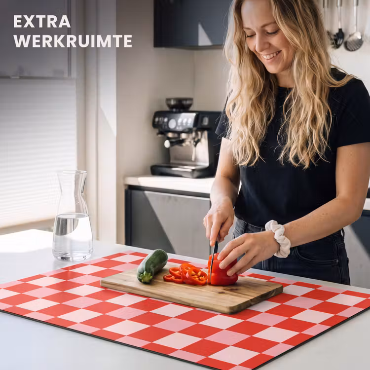 Inductie beschermer - Klassiek - Rood — 4