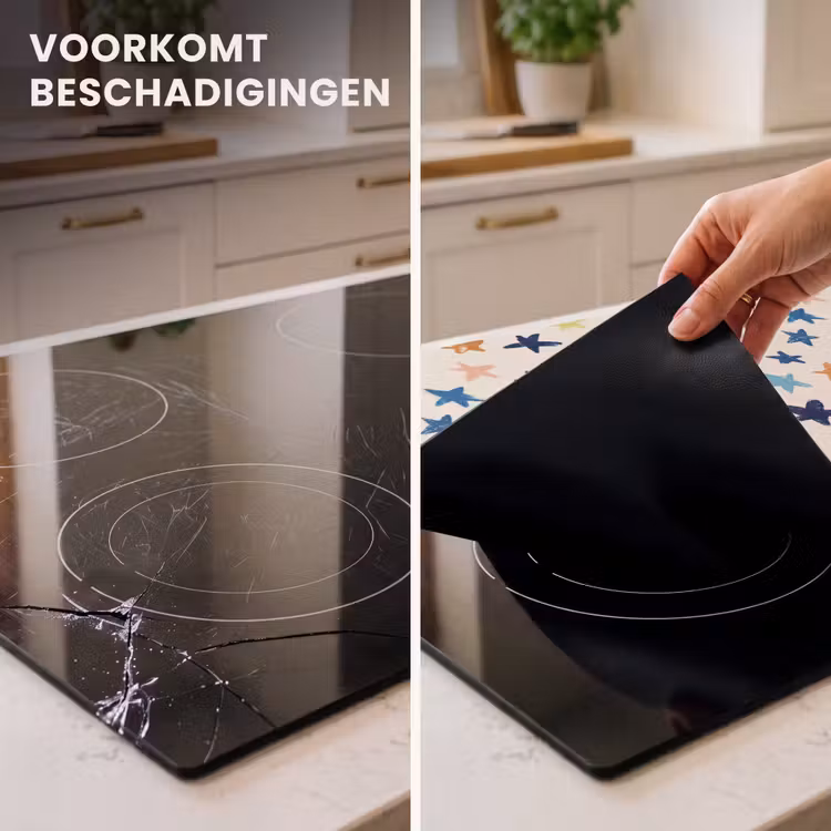 Inductie beschermer - Patroon - Sterren - Kleurrijk — 3